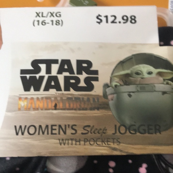 NWT STAR WARS by Disney Women’s sleep Jogger pants / Pockets size XL/XG (16-18) - Picture 3 of 5